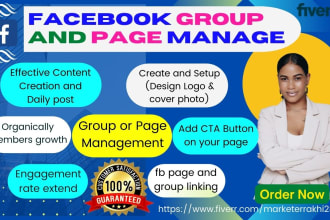 setup and manage facebook group or page properly