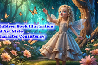 design children book illustration and cover children story book illustration