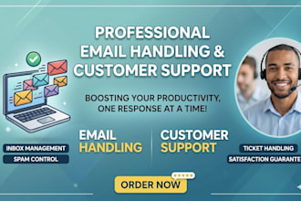 provide email handling and customer support
