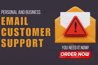 provide email handling and customer support