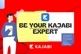Best Price!  setup websites, funnels, online course, webinars on kajabi