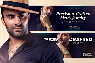 design eye catching web banner, shopify hero banners