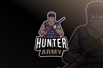 design professional army, military, or skull logo
