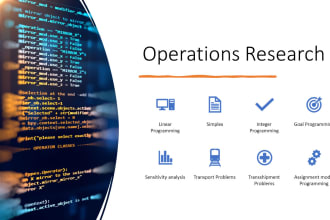 use operations research techniques for optimization using lingo and excel