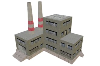 do retro low poly psx or ps1 style buildings for your game