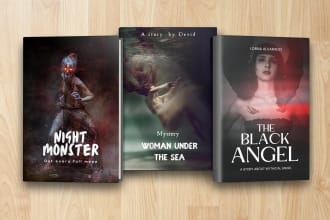 design a professional ebook, KDP, paperback and hardcover book cover