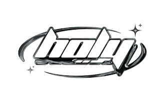 3d chrome logo design, fashion streetwear design