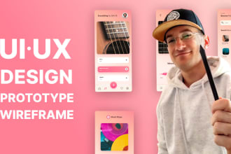 do UI UX design for mobile, web and browser extensions