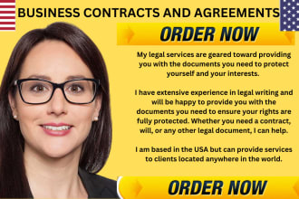 draft business contracts, employment agreement, operating agreement, bylaws, mou