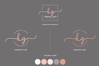 create an elegant luxury or feminine logo designs