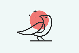 design a modern minimalist abstract pictorial logo