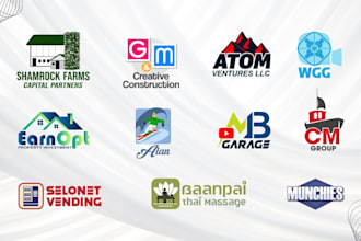 design a unique and modern logo for a new startup business