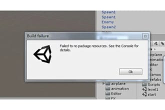 fix or implement a unity gameplay feature