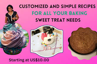 provide customized delicious cake baking recipes
