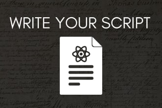 write your educational youtube script