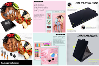 design an amazon product listing infographic