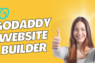 create a professional website with godaddy builder