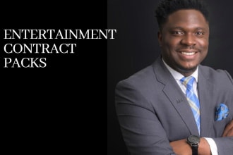 provide a musician contract pack and be your entertainment lawyer