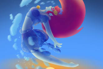draw you any fanart, oc illustration in a lineless style