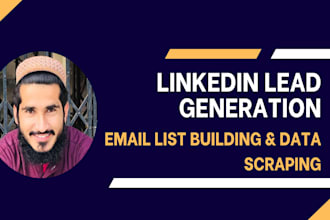 do b2b linkedin lead generation and email list building