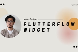 create custom widget for flutterflow