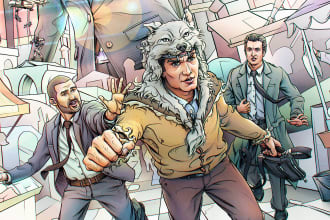 draw stylized illustration or sketch for you