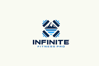 design wonderful excellent smart infinite fitness pro logo