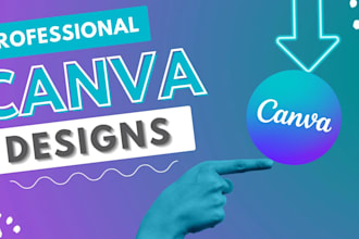 create eye catchy design using  canva