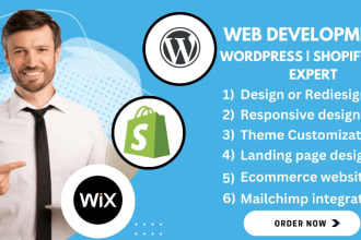 design, redesign, copy clone wordpress website as elementor expert, wix website