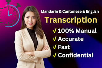 translate mandarin and cantonese recording to english with confidentiality