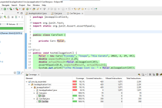 unit test your java classes using junit5