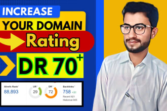 increase ahrefs dr 70 plus very reasonable price bulk discnt