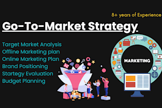 formulate a go to market strategy or business plan
