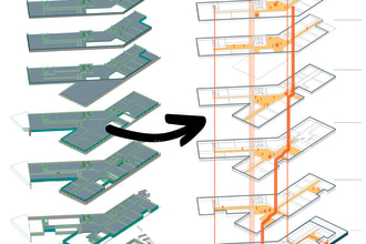 make architectural exploded diagrams