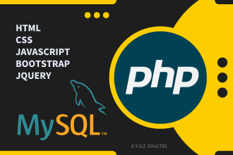 assist you in PHP, mysql, bootstrap, javascript, CSS and HTML tasks or projects