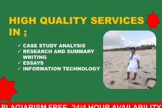 do study analysis, reports and research proposals
