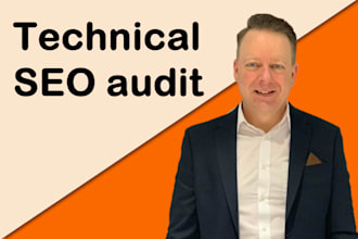 do a full technical SEO audit report on your website