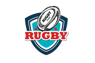 make dominant sports logo for baseball, rugby, or other teams and leagues