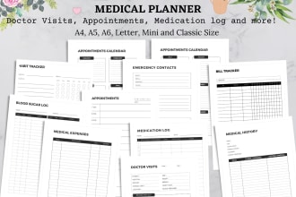 make printable medical planner