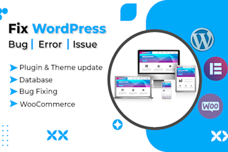 fix wordpress website issues and woocommerce bugs