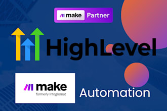 automate highlevel with make, formerly integromat