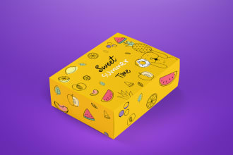 do packaging box design, mailer box and 3d mockup