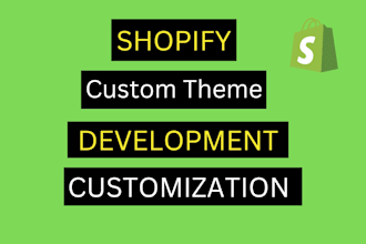 shopify bug fix , custom coding, theme customization,shopify expert