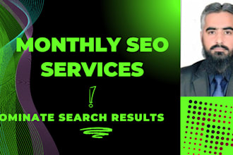 do monthly SEO services
