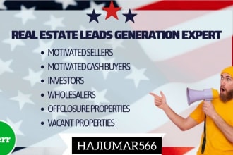 pull real estate lists like seller buyer vacants absentee owner off market