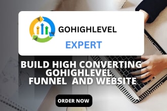 build your gohighlevel online course website and funnel