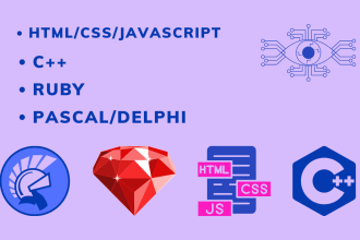 fix HTML css js c pascal ruby bugs and errors