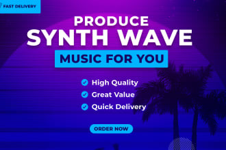 compose synthwave music for you