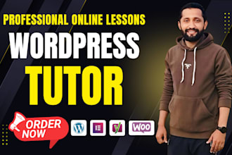 be your wordpress tutor for your website, online zoom lessons