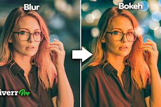 add bokeh or blur to your photos